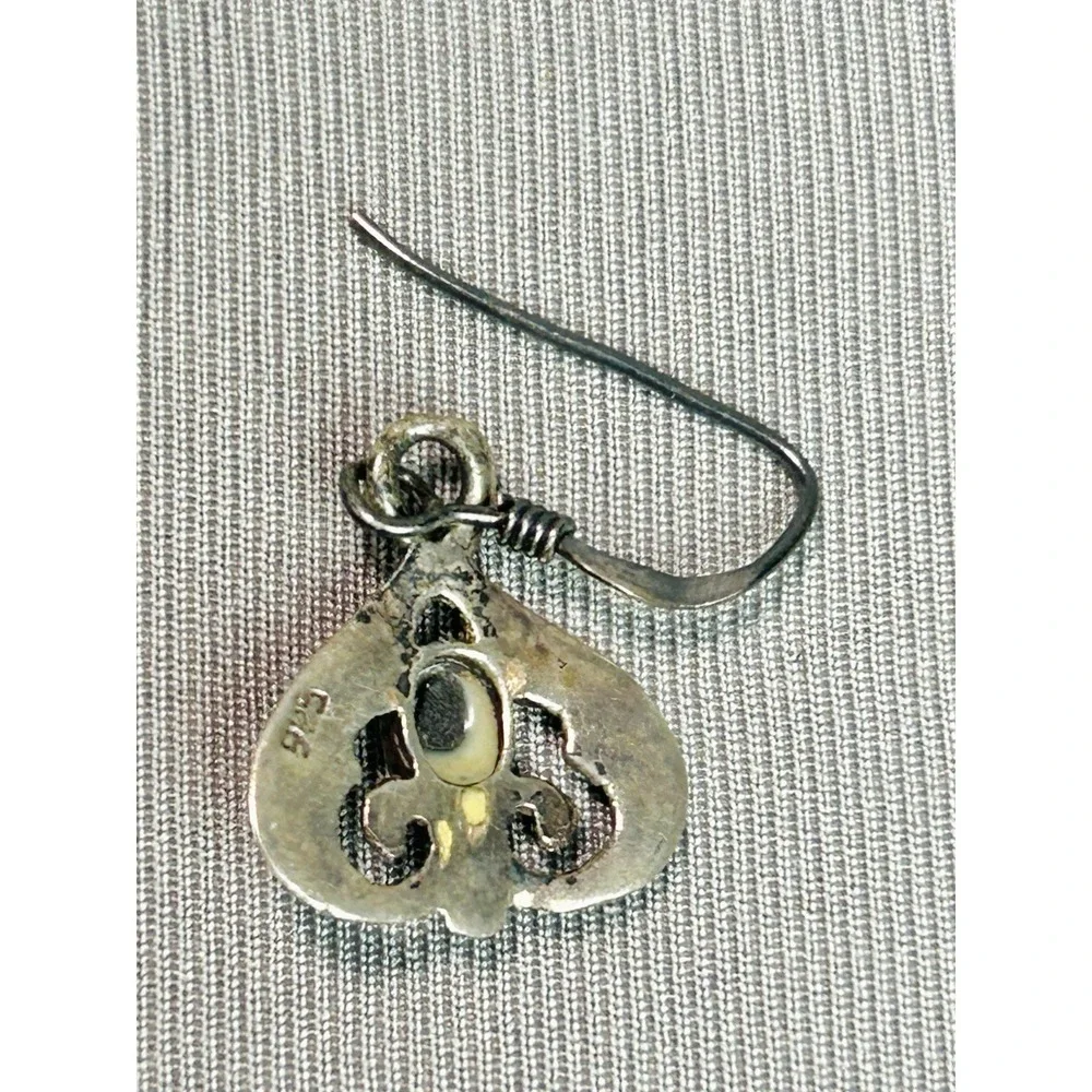 Sterling‎ Silver Pair Of Dangle Earrings .925